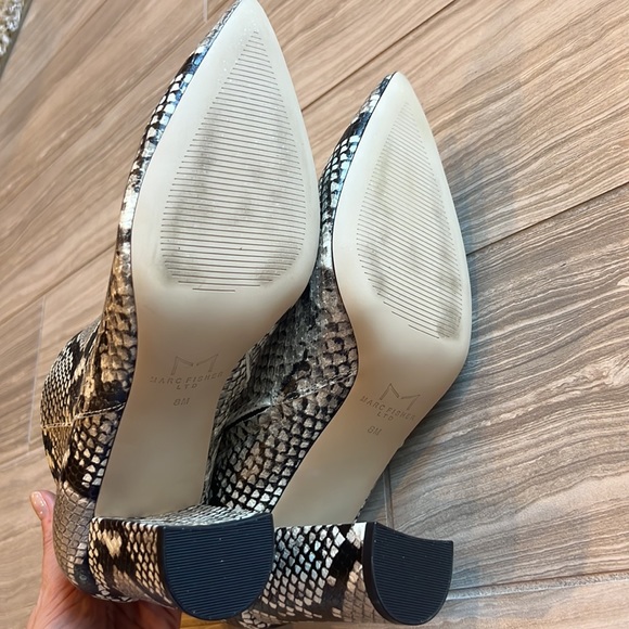 Marc Fisher LTD Snakeskin Bootie - Picture 6 of 8